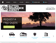 Tablet Screenshot of buttesinsurance.com